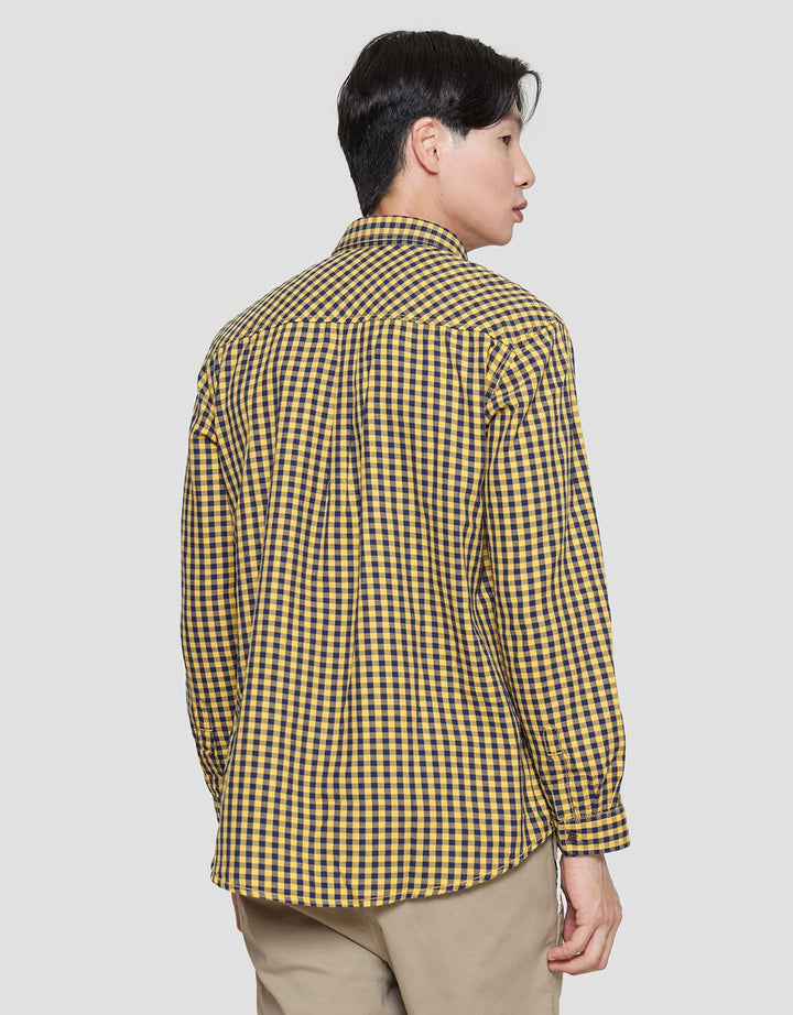 Lois Casual Kemeja Lengan Panjang Pria