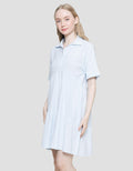 Lois Girl Cotton Linen Slub Dress Women
