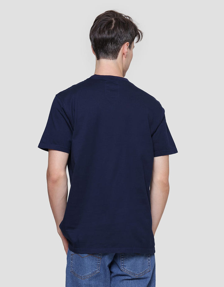 Lois Wording Logo Print Kaos Pria