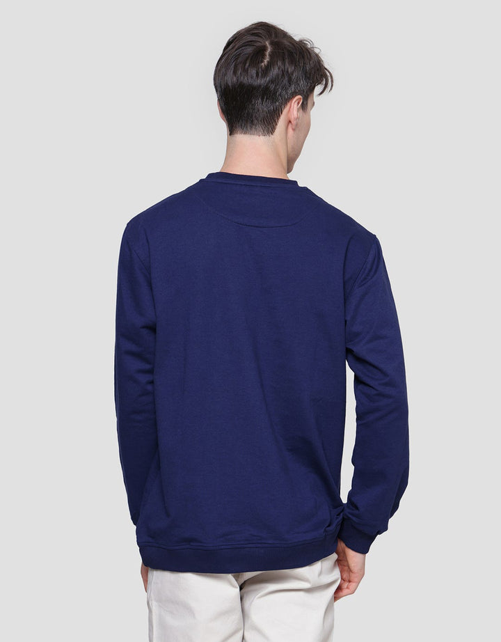 Lois Print Logo Brand Sweater Pria