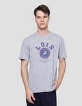 Lois Center Logo Print Men's Casual T-Shirt