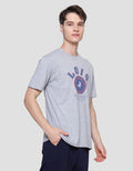 Lois Center Logo Print Men's Casual T-Shirt