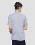 Lois Center Logo Print Men's Casual T-Shirt