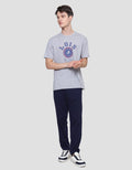 Lois Center Logo Print Men's Casual T-Shirt