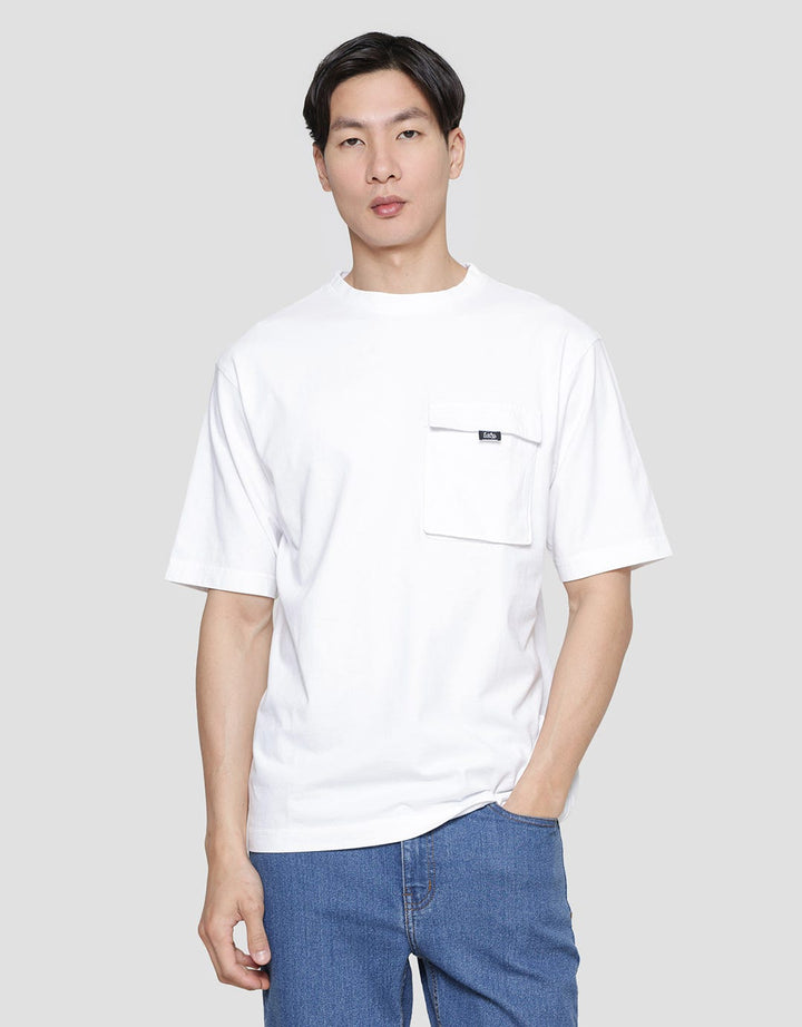Lois Pocket Plain Kaos Casual Pria