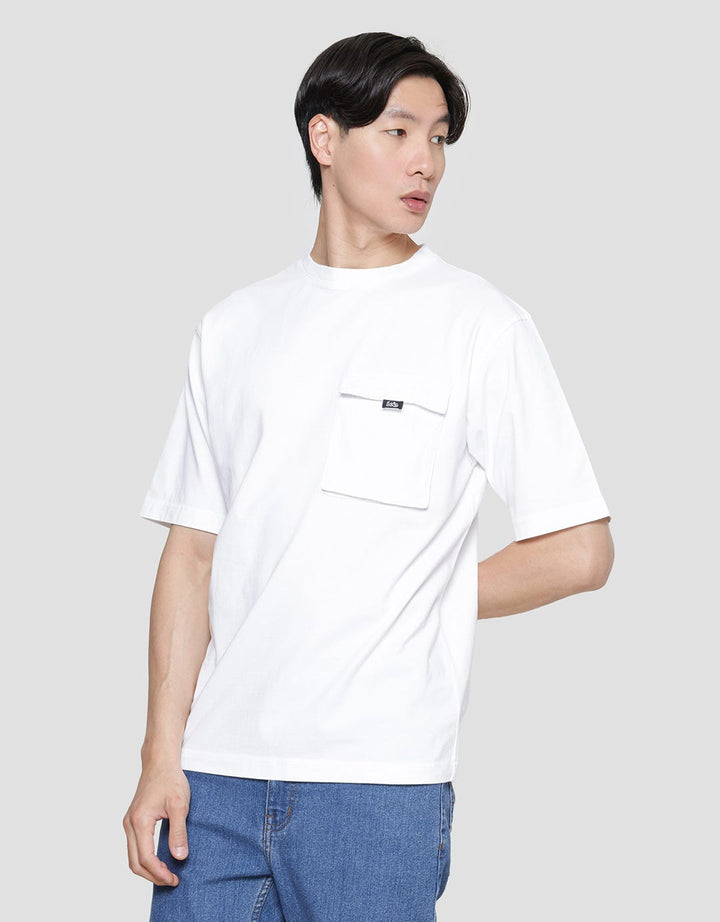 Lois Pocket Plain Kaos Casual Pria