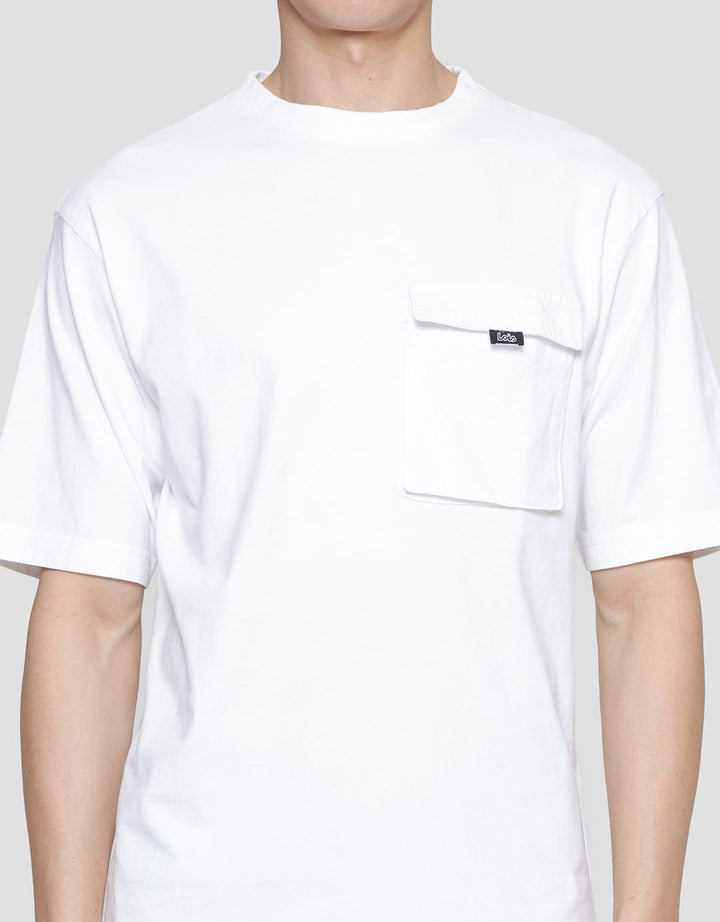 Lois Pocket Plain Kaos Casual Pria