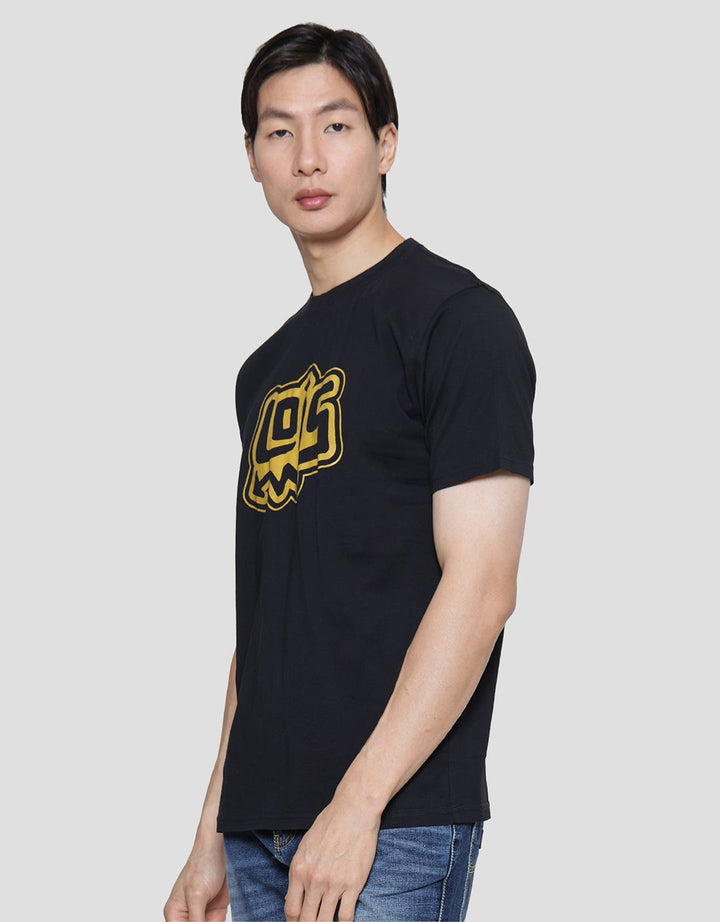 Lois Logo Graphic Print Kaos Pria