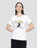 Lois Girl Logo Print Jersey Women's T-Shirt