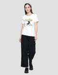 Lois Girl Logo Print Jersey Women's T-Shirt