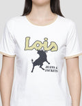 Lois Girl Logo Print Jersey Women's T-Shirt