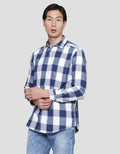 Lois Medium Plain Look Kemeja Lengan Panjang Pria