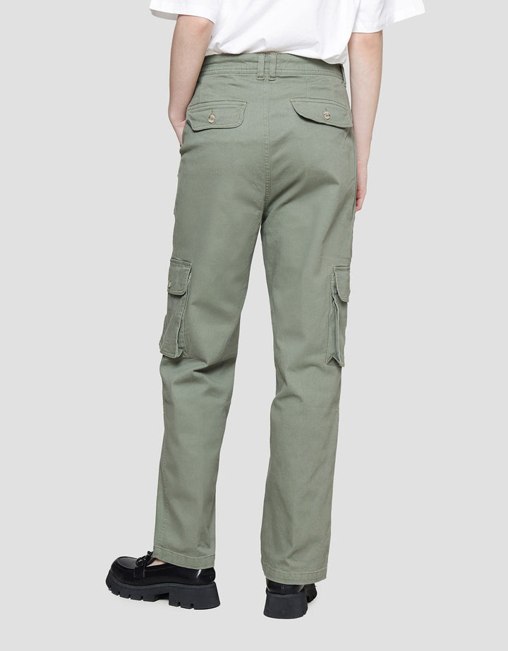 Triset Long Straigt Cargo Celana Wanita