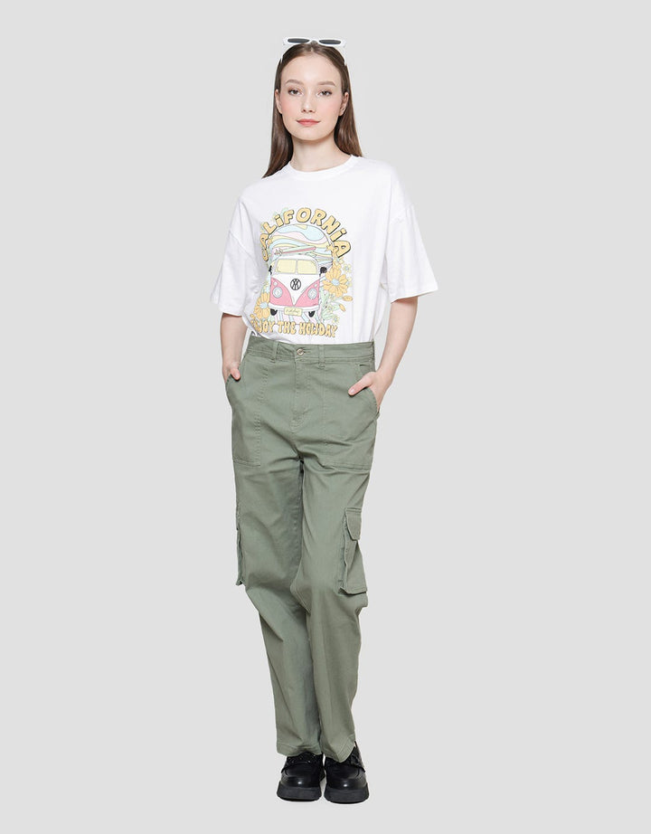Triset Long Straigt Cargo Celana Wanita