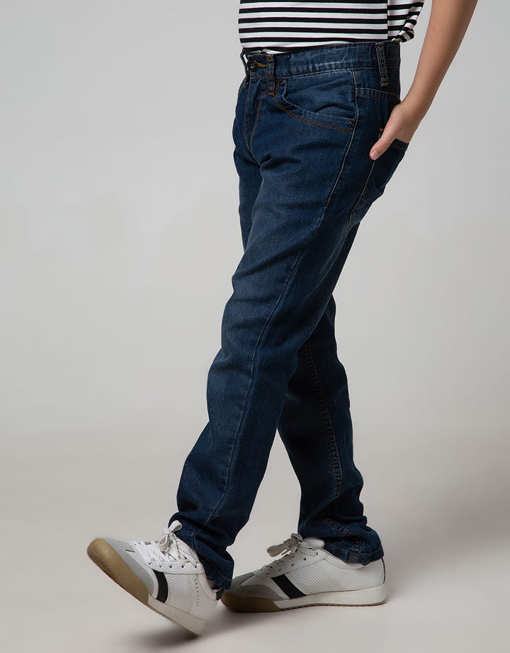 Nevada Kids Celana Panjang Slim Medium Denim