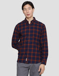 Triple Kemeja Flanel Slim Fit Pria