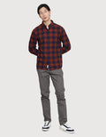 Triple Kemeja Flanel Slim Fit Pria