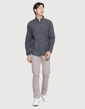 Triple Casual Look Men's Slim Fit Flannel Shirt