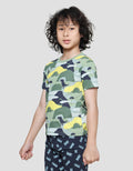 Little M Dino Army Print Boys Short Sleeve T-Shirt