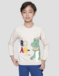 Little M Dino Towel Sweater Anak Laki-laki