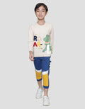 Little M Dino Towel Sweater Anak Laki-laki