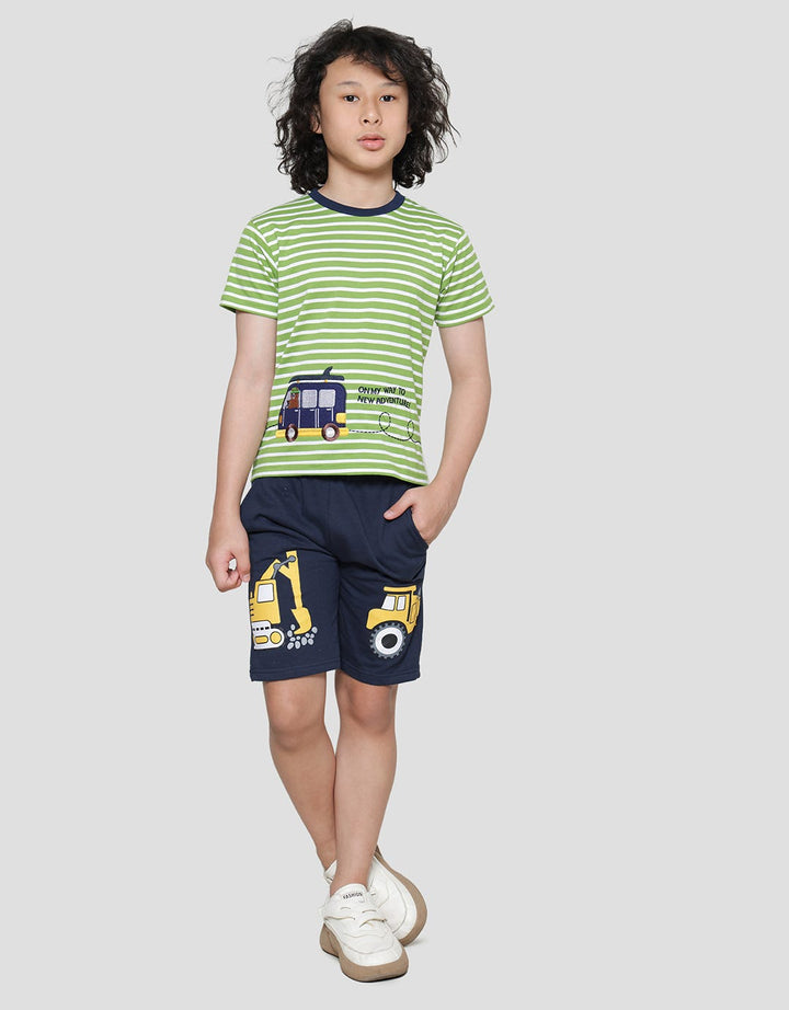 Little M Stripe Style Boys T-Shirt