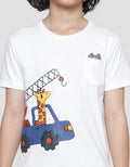Little M Pocket Detail Kaos Anak Laki-laki