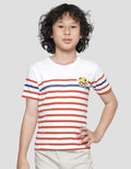 Little M Stripe Boys Short Sleeve T-Shirt Application