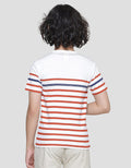 Little M Stripe Boys Short Sleeve T-Shirt Application