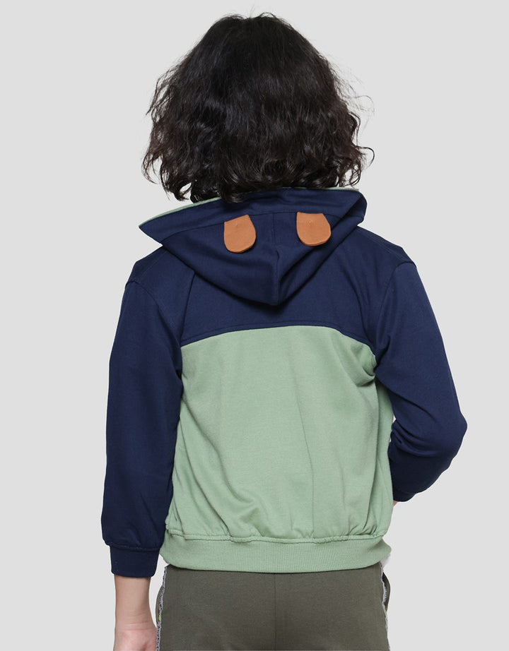 Little M Hoodie Graphic Boys Jacket