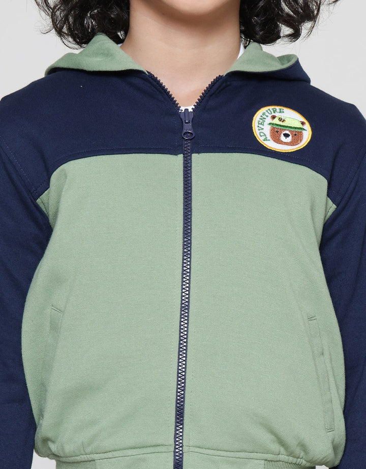 Little M Hoodie Graphic Boys Jacket