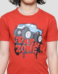Little M Car Print Kaos Lengan Pendek Anak Laki-laki