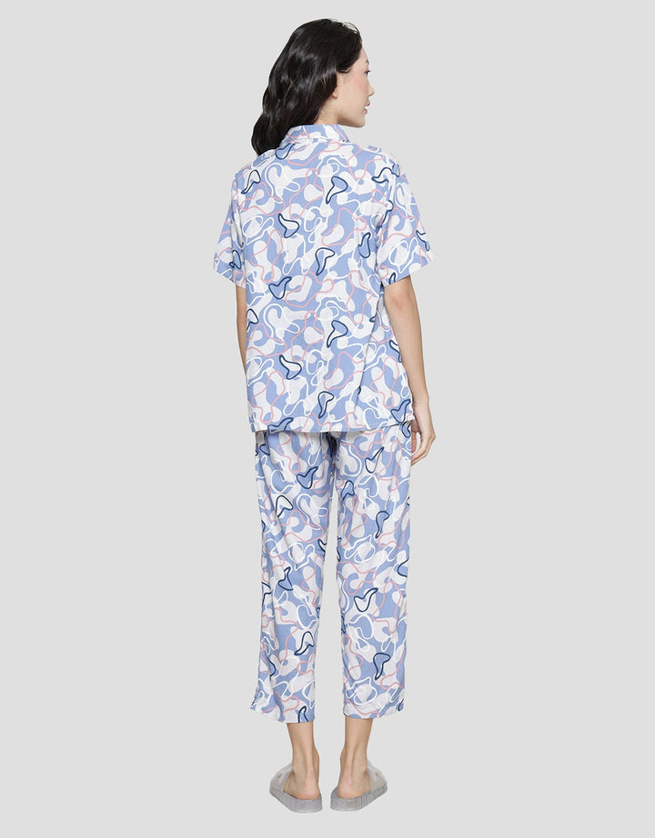 Nevada Pastel Tone Piyama Set Wanita