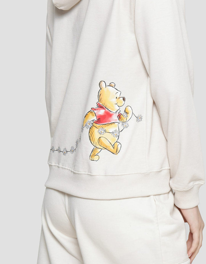 Disney Print Winnie The Pooh Sweatshirt Pull Over Wanita
