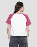 Disney Lotso Print Kaos Raglan Wanita