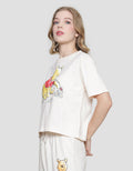 Disney Winnie The Pooh Print Kaos Wanita