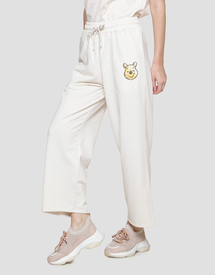 Disney Print Winnie The Pooh Celana Panjang Wanita