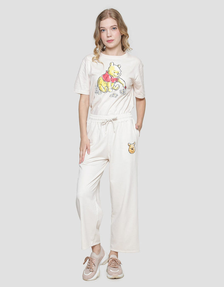 Disney Print Winnie The Pooh Celana Panjang Wanita