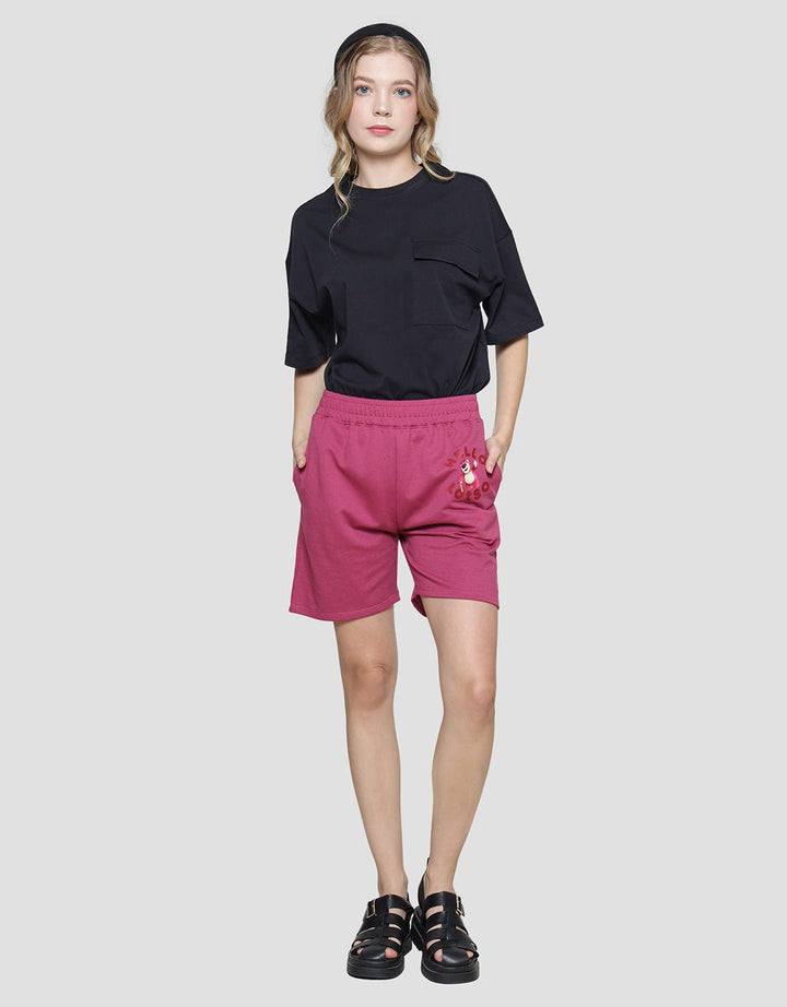Disney Basic Print Lotso Women's Shorts