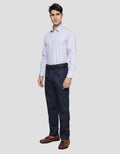 Stanley Adams Regular Solid Pointed Collar No Pocket Kemeja Pria