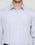 Stanley Adams Regular Solid Pointed Collar No Pocket Kemeja Pria