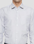 Stanley Adams Regular Stripe Kemeja Lengan Panjang Pria
