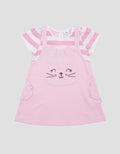Pipiniko Salur Bunny Pocket Dress for Girls