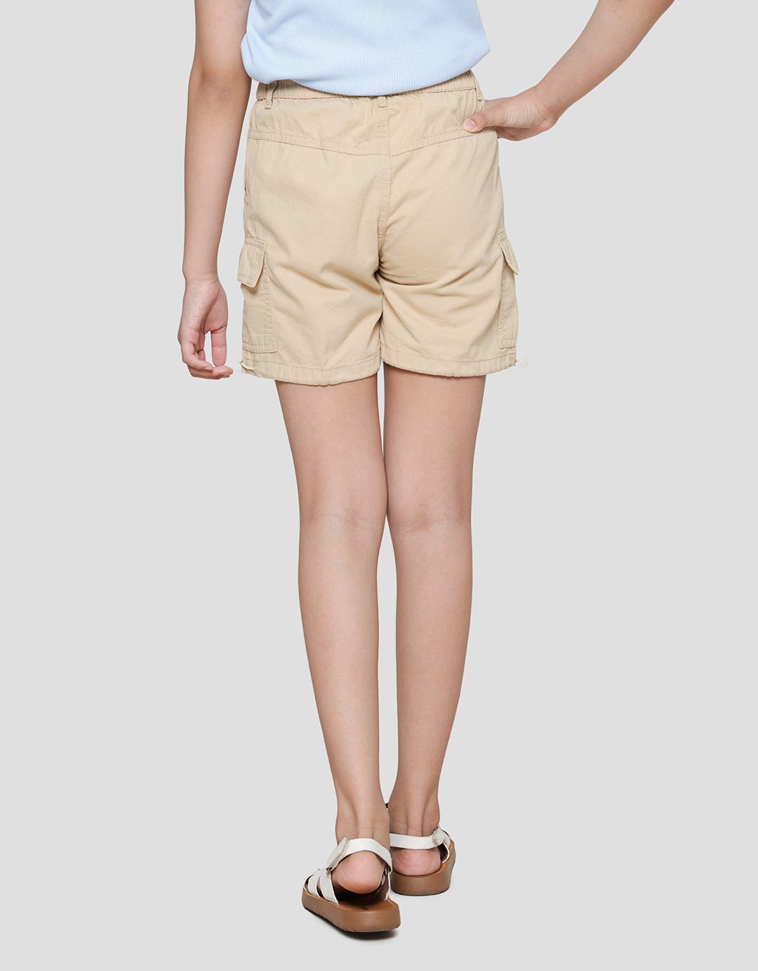 Aero Woven Cargo Pocket Stopper Girls Shorts