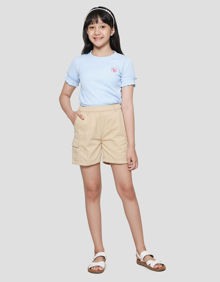 Aero Woven Cargo Pocket Stopper Girls Shorts