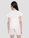 Aero Knit Babydoll Good Vibes Baju Set Anak Perempuan