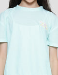 Aero Knit Henley Baju Set Anak Perempuan