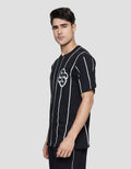 Nevada Print Stripe Vertical Varsity Men's Short Sleeve T-Shirt