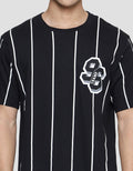 Nevada Print Stripe Vertical Varsity Men's Short Sleeve T-Shirt