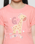 Little M Letter G For Giraffe Kaos Lengan Pendek Anak Perempuan